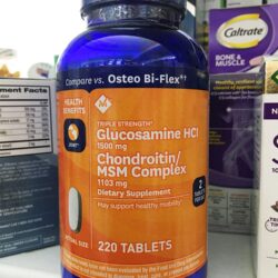 bo xuong khop members mark glucosamine chondroitin msm 1500mg 220 vien ka