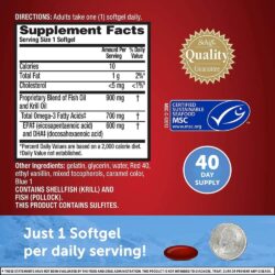 Dầu tôm hỗ trợ sức khỏe toàn diện MegaRed Advanced Ultra Strength 900mg 40 Softgels 18 dau tom ho tro suc khoe toan dien schiff megared advanced extra strength 900mg 40 softgels knh