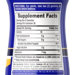 Kẹo dẻo hỗ trợ giấc ngủ ngon Puritan’s Pride Sleep Gummies Melatonin 7mg Sugar Free 60 Gummies 9 keo deo ho tro giac ngu ngon puritans pride sleep gummies melatonin 7mg sugar free 60 gummies kd