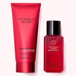 Set dưỡng thể, xịt thơm Victoria’s Secret Bombshell Intense Fragrance Lotion & Mist Mini 7 set duong the xit thom victorias secret bombshell intense fragrance lotion mist mini kb