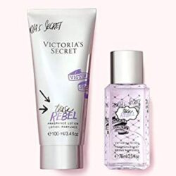 Set dưỡng thể, xịt thơm Victoria’s Secret Tease Rebel Fragrance Lotion & Mist Mini 9 set duong the xit thom victorias secret tease rebel fragrance lotion mist mini kd