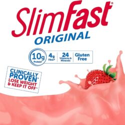Sữa bột giảm cân vị dâu Slimfast Original Strawberry Cream 364g 14 sua bot giam can vi dau slimfast original strawberry cream 364g ke