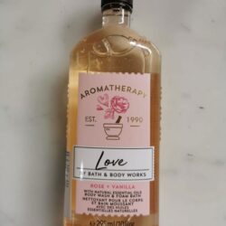 Sữa tắm Bath&Body Works Aromatherapy Love Rose + Vanilla 295ml 13 sua tam bath body works aromatherapy love rose vanilla 295ml kf