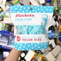 tam chi nha khoa plackers twin line 300 chiec cool mint kf