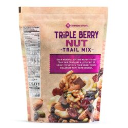 trai cay va hat say kho tong hop members mark triple berry nut trail mix 1 13kg kb