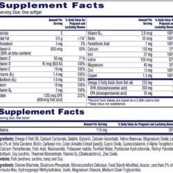 Viên bổ cho bà bầu One A Day Prenatal Advanced Multivitamin + Choline 60 Gels + 60 Tablets 9 vien bo cho ba bau one a day prenatal advanced multivitamin choline 60 gels 60 tablets kb