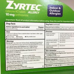 Viên chống dị ứng Zyrtec Antihistamine Allergy 10mg 120 Tablets 14 vien chong di ung zyrtec antihistamine allergy 10mg 120 tablets 060325 kf