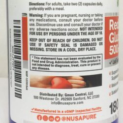 Viên uống chống oxy hóa NusaPure Reduced Glutathione 500mg 180 Capsules 17 vien uong chong oxy hoa nusapure reduced glutathione 500mg 180 capsules 300724 kh