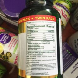 vien uong dau ca tro tim sang mat natures bounty fish oil 1200mg 180 softgels ke