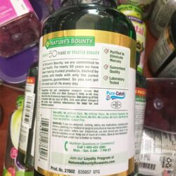 vien uong dau ca tro tim sang mat natures bounty fish oil 1200mg 320 softgels kd