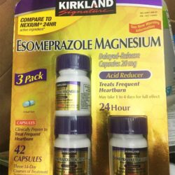 vien uong giam axit da day o nong kirkland signature esomeprazole magnesium 20mg 42 capsules ka