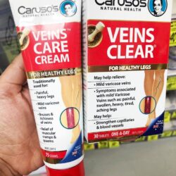 Viên uống giảm suy giãn tĩnh mạch Caruso’s Veins Clear 30 Tablets 5 vien uong giam suy gian tinh mach carusos veins clear 30 tablets ka