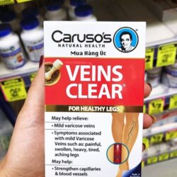 Viên uống giảm suy giãn tĩnh mạch Caruso’s Veins Clear 30 Tablets 6 vien uong giam suy gian tinh mach carusos veins clear 30 tablets kb