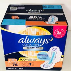 Băng vệ sinh siêu mỏng cánh ban đêm Always Ultra Thin Advanced Night 76 miếng 8 bang ve sinh sieu mong canh ban dem always ultra thin advanced night 76 mieng krb