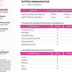 bot protein collagen physicians choice collagen peptides 246g ki