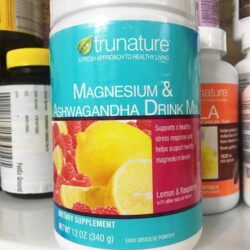 Bột uống Magie và Sâm Ấn Độ Trunature Magnesium & Ashwagandha Drink Mix 340g 6 bot uong magie va sam an do trunature magnesium ashwagandha drink mix 340g ka