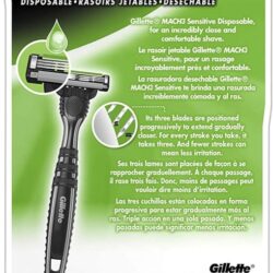 Dao cạo râu Gillette Mach3 Sensitive Disposable Razors 3 cái 6 dao cao rau gillette mach3 sensitive disposable razors 3 cai kc