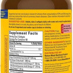 Dầu cá Nature Made Mini Omega-3 1080mg 180 Softgels 8 dau ca nature made mini omega 3 1080mg 180 softgels kb