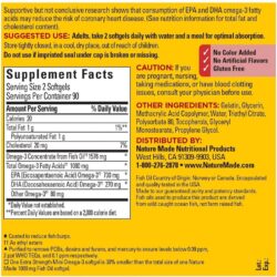 Dầu cá Nature Made Mini Omega-3 1080mg 180 Softgels 10 dau ca nature made mini omega 3 1080mg 180 softgels kd