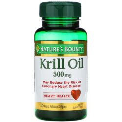 dau nhuyen the dau tom natures bounty krill oil 500mg 30 softgels kb