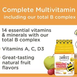 Kẹo dẻo bổ sung đa vitamin cho trẻ Zarbee’s Multivitamin Total B Complex 70 Gummies 11 keo deo bo sung da vitamin cho tre zarbees multivitamin total b complex 70 gummies kc