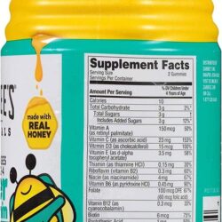 Kẹo dẻo bổ sung đa vitamin cho trẻ Zarbee’s Toddler Multivitamin Total B Complex 70 Gummies 8 keo deo bo sung da vitamin cho tre zarbees toddler multivitamin total b complex 70 gummies kd