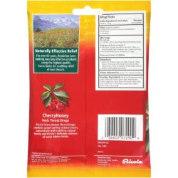 keo thong co mat hong ricola cherry honey 24 vien kb