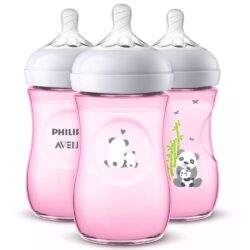 Set 3 bình sữa Philips Avent Natural Pink Panda 1m+ 260ml 10 set 3 binh sua philips avent natural pink panda 1m 260ml ka