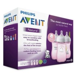 Set 3 bình sữa Philips Avent Natural Pink Panda 1m+ 260ml 9 set 3 binh sua philips avent natural pink panda 1m 260ml kg