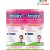 Siro chống dị ứng cho bé Children’s Benadryl Dye-Free Allergy Liquid Bubble Gum 236ml x2