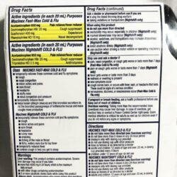 Siro giảm cảm cúm ngày và đêm Mucinex Fast-Max Cold Flu + NightShift 180ml x3 chai 14 siro giam cam cum ngay va dem mucinex fast max cold flu nightshift 180ml x3 chai knwc