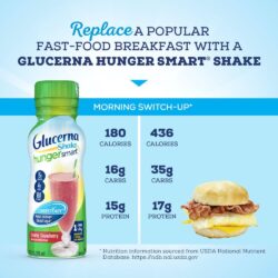 Sữa Glucerna nước cho người tiểu đường Glucerna Hunger Smart Strawberry 296ml x 12 chai 9 sua glucerna nuoc cho nguoi tieu duong glucerna hunger smart strawberry 296ml x 12 chai kc