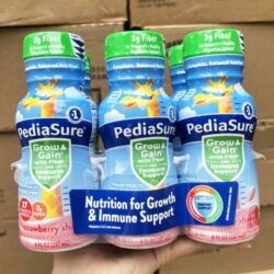 Sữa Pediasure nước bổ sung chất xơ Pediasure Grow & Gain With Fiber Strawberry Shake 24 chai 15 sua pediasure nuoc bo sung chat xo pediasure grow gain with fiber strawberry shake 24 chai kna