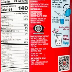 Sữa tươi nguyên kem dạng bột Horizon Organic Dry Whole Milk 870g 16 sua tuoi nguyen kem dang bot horizon organic dry whole milk 870g knf