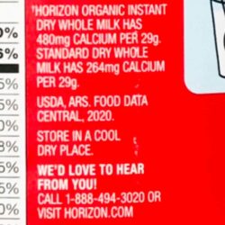 Sữa tươi nguyên kem dạng bột Horizon Organic Dry Whole Milk 870g 17 sua tuoi nguyen kem dang bot horizon organic dry whole milk 870g kng