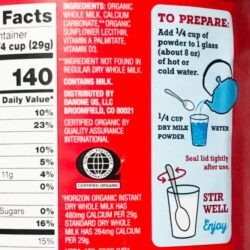 Sữa tươi nguyên kem dạng bột Horizon Organic Dry Whole Milk 870g 19 sua tuoi nguyen kem dang bot horizon organic dry whole milk 870g kni