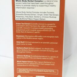 thao duoc ho tro khop chong viem natures lab whole body herbal complex 180 capsules kf