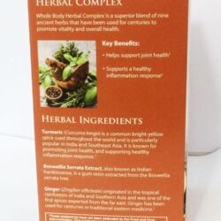 thao duoc ho tro khop chong viem natures lab whole body herbal complex 180 capsules kh