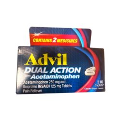 Viên giảm đau Advil Dual Action Acetaminophen 250mg Ibuprofen 125mg 216 Caplets