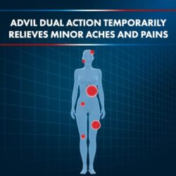 Viên giảm đau Advil Dual Action Acetaminophen 250mg Ibuprofen 125mg 216 Caplets 22 vien giam dau advil dual action acetaminophen 250mg ibuprofen 125mg 216 caplets kh