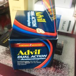 Viên giảm đau Advil Dual Action Acetaminophen 250mg Ibuprofen 125mg 216 Caplets 17 vien giam dau advil dual action acetaminophen 250mg ibuprofen 125mg 216 caplets kl