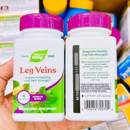 Viên giảm giãn tĩnh mạch Nature’s Way Leg Veins 60 viên 20 vien giam gian tinh mach natures way leg veins 60 vien 1001266 ka