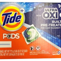 Viên giặt Tide Pods Ultra Oxi 104 viên (Hộp giấy 3.09kg) 6 vien giat tide pods ultra oxi 104 vien 308kg 3 09kg kna