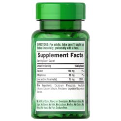 Viên uống bổ sung kẽm Puritan’s Pride Zinc Picolinate 25mg 100 Caplets 6 vien uong bo sung kem puritans pride zinc picolinate 25mg 100 caplets ka