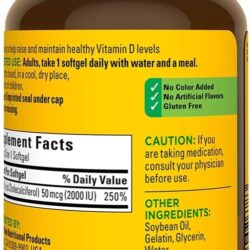 Viên uống bổ sung Vitamin D3 Nature Made Vitamin D3 2000IU (50mcg) 320 Softgels 7 vien uong bo sung vitamin d3 nature made vitamin d3 2000iu 50mcg 320 softgels kb