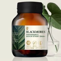 Viên uống DHA cho bà bầu Blackmores Pregnancy Brain Start DHA+ 50 Capsules 12 vien uong dha cho ba bau blackmores pregnancy brain start dha 50 capsules ke