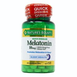 Viên uống giúp ngủ ngon Nature’s Bounty Melatonin 10mg 45 Quick Dissolve Tablets 6 vien uong giup ngu ngon natures bounty melatonin 10mg 45 tablets ka