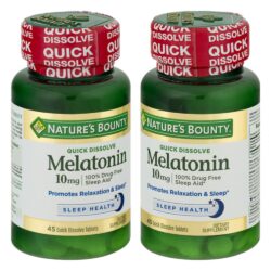 Viên uống giúp ngủ ngon Nature’s Bounty Melatonin 10mg 45 Quick Dissolve Tablets 7 vien uong giup ngu ngon natures bounty melatonin 10mg 45 tablets kd