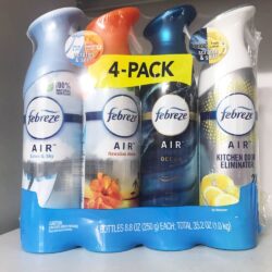 Xịt phòng khử mùi Febreze Air Refresher Spray 250g x 4 chai 5 xit phong khu mui febreze air refresher spray 250g x 4 chai kb