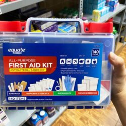 Bộ sơ cứu thương Equate First Aid Kit 140 món 8 bo so cuu thuong equate first aid kit 140 mon kc